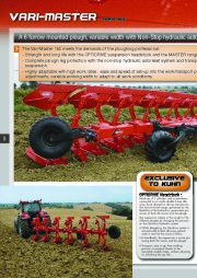 Kuhn MASTER 182 Series Reversible Ploughs Agricultural Catalog page 6