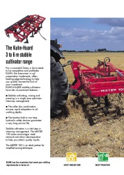 Kuhn MIXTER 100 Combined Stubble Cultivator Agricultural Catalog page 2