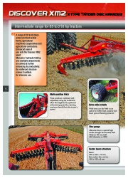 Kuhn DISCOVER Tandem Disc Harrows DISCOVER XS XM2 XL Agricultural Catalog page 6