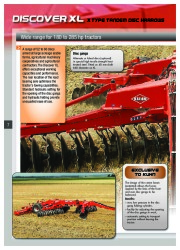 Kuhn DISCOVER Tandem Disc Harrows DISCOVER XS XM2 XL Agricultural Catalog page 8