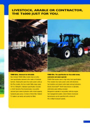 New Holland T6010 Plus T6020 T6030 T6050 T6070 Plus T6000 Tractors Catalog page 3