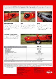Kuhn Shredder For Crop Residues RMS 820 RMS RMS ART SKILFUL SHREDDING Agricultural Catalog page 2