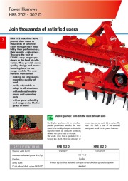 Kuhn HRB Power Harrows HRB 102 D HRB 103 Agricultural Machinery Catalog page 4