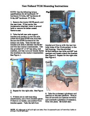 New Holland Retro NH TC30 Mount Instructions Manual page 4