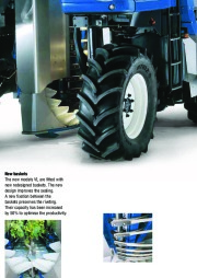 New Holland VM460 VL610 VL620 VL630 VL640 VL660 Multifunctional Grape Harvesters Tractors Catalog page 10