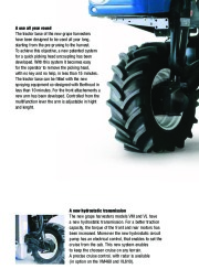 New Holland VM460 VL610 VL620 VL630 VL640 VL660 Multifunctional Grape Harvesters Tractors Catalog page 9