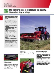 Kuhn Front Mounted Disc Mowers GMD 102 F Series Agricultural Machinery Catalog page 10