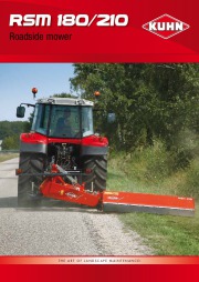 Kuhn RSM 180 210 Roadside Mower RSM 180 210 Agricultural Catalog page 1