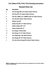 New Holland TC35DA TC40DA TC45DA Boxer Parts List Mounting Instructions page 4