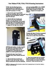 New Holland TC35DA TC40DA TC45DA Boxer Parts List Mounting Instructions page 6