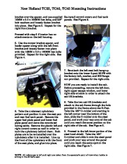 New Holland TC35DA TC40DA TC45DA Boxer Parts List Mounting Instructions page 7