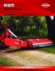 Kuhn Rsm Rsm Roadside Mower RSM 180 210 Agricultural Catalog page 1