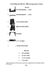 New Holland Retro Ford Boomer 1530 TC25 29 33 Mount Instructions page 2