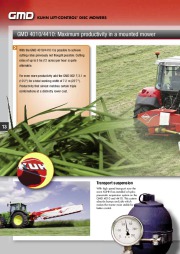 Kuhn Disc Mower GMD LIFT CONTROL Series Agricultural Catalog page 14