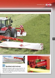 Kuhn Disc Mower GMD LIFT CONTROL Series Agricultural Catalog page 15