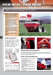 Kuhn  12 42 M Fertilizer Spreaders AXIS 20 1 30 1 40 1 W 50 1 W H I G H Agricultural Catalog page 10