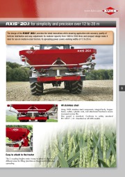 Kuhn  12 42 M Fertilizer Spreaders AXIS 20 1 30 1 40 1 W 50 1 W H I G H Agricultural Catalog page 7