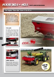 Kuhn  12 42 M Fertilizer Spreaders AXIS 20 1 30 1 40 1 W 50 1 W H I G H Agricultural Catalog page 8