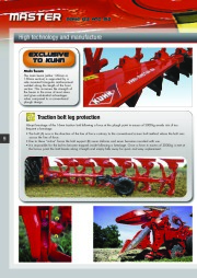 Kuhn MASTER 122 152 Series Reversible Ploughs Agricultural Catalog page 10