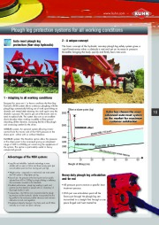 Kuhn MASTER 122 152 Series Reversible Ploughs Agricultural Catalog page 11