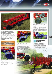 Kuhn MASTER 122 152 Series Reversible Ploughs Agricultural Catalog page 15