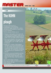 Kuhn MASTER 122 152 Series Reversible Ploughs Agricultural Catalog page 2
