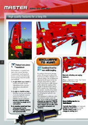 Kuhn MASTER 122 152 Series Reversible Ploughs Agricultural Catalog page 8