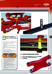 Kuhn MASTER 122 152 Series Reversible Ploughs Agricultural Catalog page 9