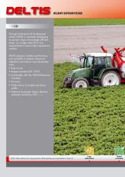 Kuhn DELTIS Mounted Sprayers 800 1200 L 12 18 Agricultural Catalog page 2