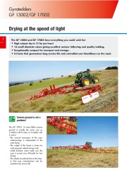 Kuhn GF 5202 7802 13002 17002 GF Agricultural Catalog page 8