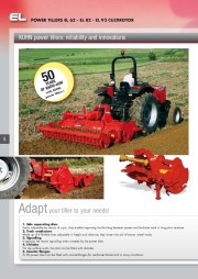 Kuhn EL Power Tillers EL 62 EL 82 EL 92 Agricultural Catalog page 6