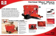 Kuhn Knight 51100 Vertical Maxx Single Auger TMR Mixers 270-480 Cubic Feet Agricultural Catalog page 2