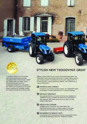 New Holland T4020 T4030 T4040 T4050 T4000 F N V Tractors Catalog page 2