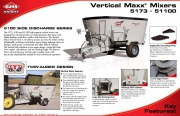 Kuhn Knight 5100 Vertical Maxx Side Discharge Twin Auger TMR Mixers 738 1125 Cubic Feet Agricultural Catalog page 2