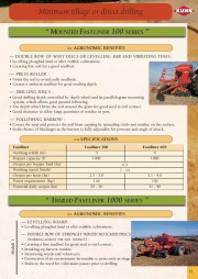 Kuhn MINIMUM TILLAGE GUIDE Agricultural Catalog page 33