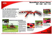 Kuhn Knight SR 108 SR 110 SR 112 SpeedRake Wheel Rakes Agricultural Machinery Catalog page 2