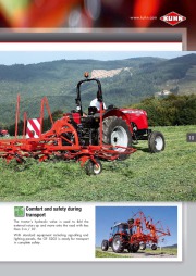 Kuhn GF Gyrotedders 102 1002 Series EF F EC Agricultural Catalog page 11