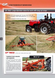 Kuhn GF Gyrotedders 102 1002 Series EF F EC Agricultural Catalog page 14