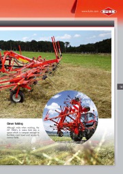 Kuhn GF Gyrotedders 102 1002 Series EF F EC Agricultural Catalog page 15