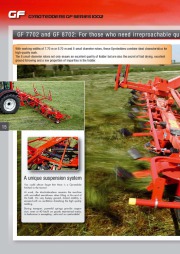 Kuhn GF Gyrotedders 102 1002 Series EF F EC Agricultural Catalog page 16