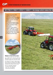 Kuhn GF Gyrotedders 102 1002 Series EF F EC Agricultural Catalog page 18