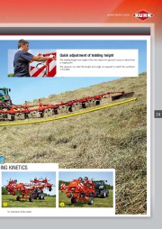 Kuhn GF Gyrotedders 102 1002 Series EF F EC Agricultural Catalog page 25