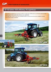 Kuhn GF Gyrotedders 102 1002 Series EF F EC Agricultural Catalog page 4