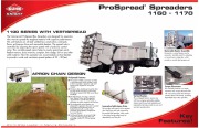 Kuhn Knight 1100 ProSpread Commercial Box Spreaders 625 690 Heaped Cubic Feet Agricultural Catalog page 2