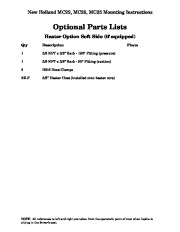 New Holland MC22 MC28 MC35 Soft Side ROPS Parts List page 4