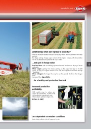 Kuhn FC 243 FC 283 FC 313 FC 313 TG RTG Trailer Mower Conditioners Agricultural Catalog page 11