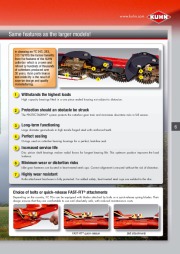 Kuhn FC 243 FC 283 FC 313 FC 313 TG RTG Trailer Mower Conditioners Agricultural Catalog page 7