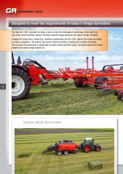 Kuhn GA Gyrorake GA 15031 PRECISE WINDROWING GA GYRORAKE Agricultural Catalog page 4
