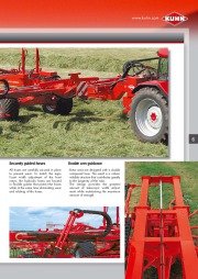 Kuhn GA Gyrorake GA 15031 PRECISE WINDROWING GA GYRORAKE Agricultural Catalog page 7