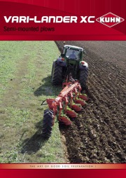 Kuhn VARI LANDER XC Semi Mounted Plows Agricultural Catalog page 1